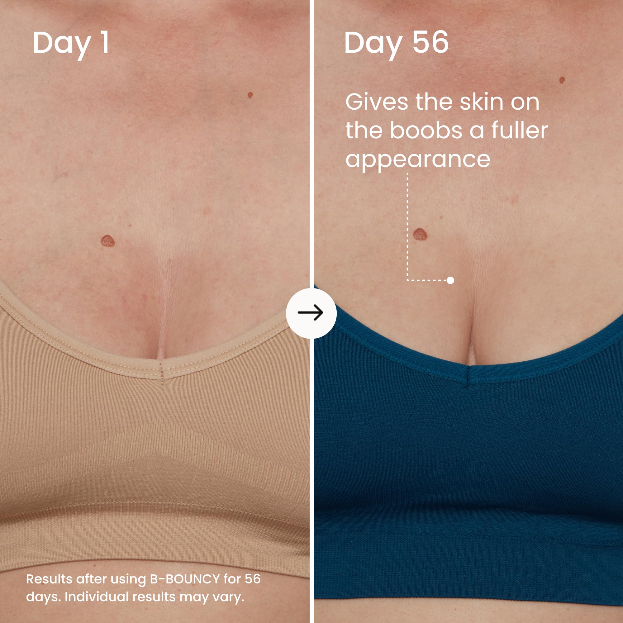 MAËLYS B-BOUNCY Boob Enhancing Gel - Skin Plumping & Tightening with Hyaluronic Acid & Tripeptide 38 - Firming Body Lotion for Aging & Saggy Skin (3 Fl Oz) - Image 3