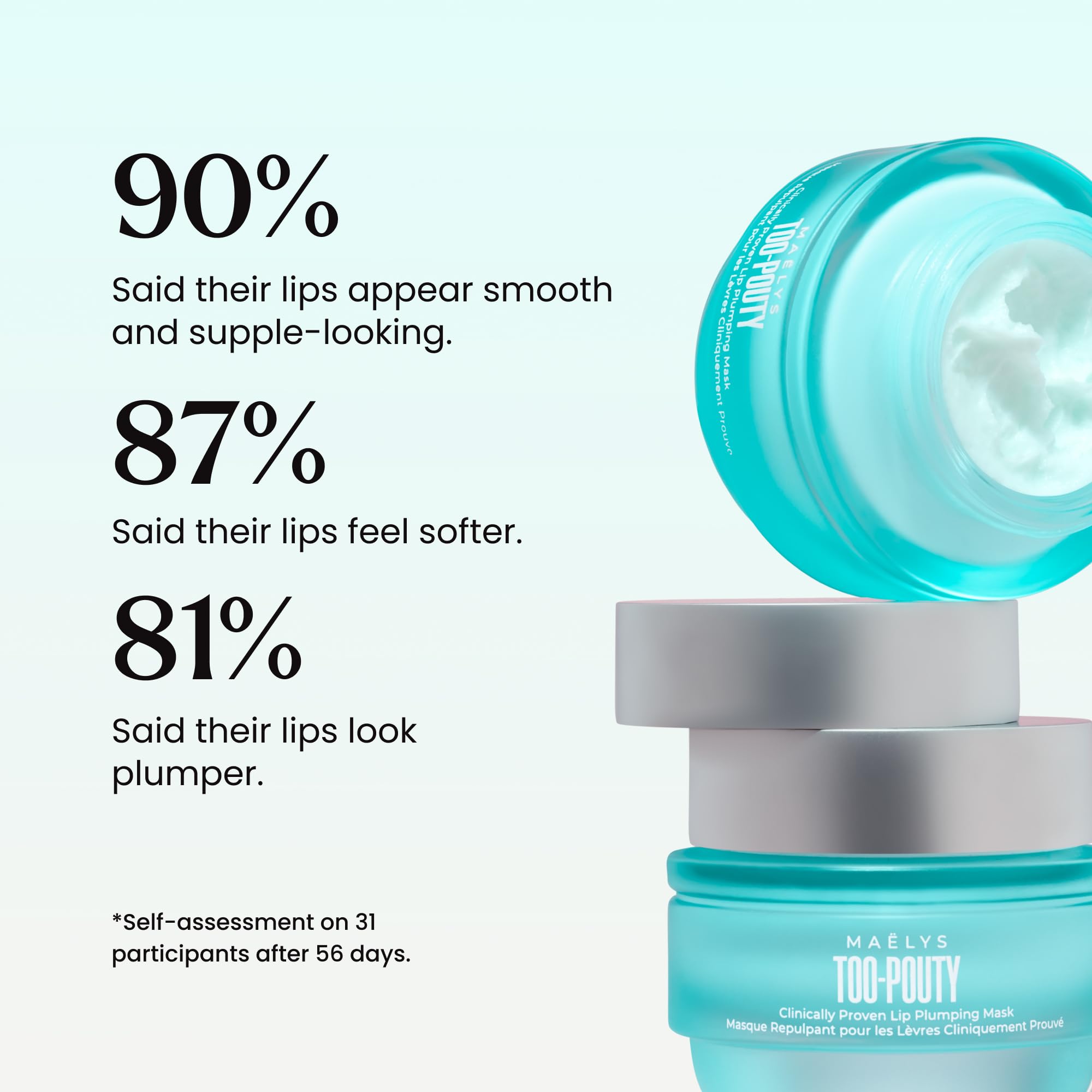 MAËLYS TOO-POUTY Lip Plumping Mask - Dual-Use Lip Treatment and Primer - Visibly Smooths Fine Lines and Enhances Fullness (0.5 Fl Oz) - Image 7